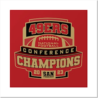 49ers NFC Champs 2023 Posters and Art